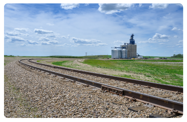 Rail Strike Canadian Grain Elevator